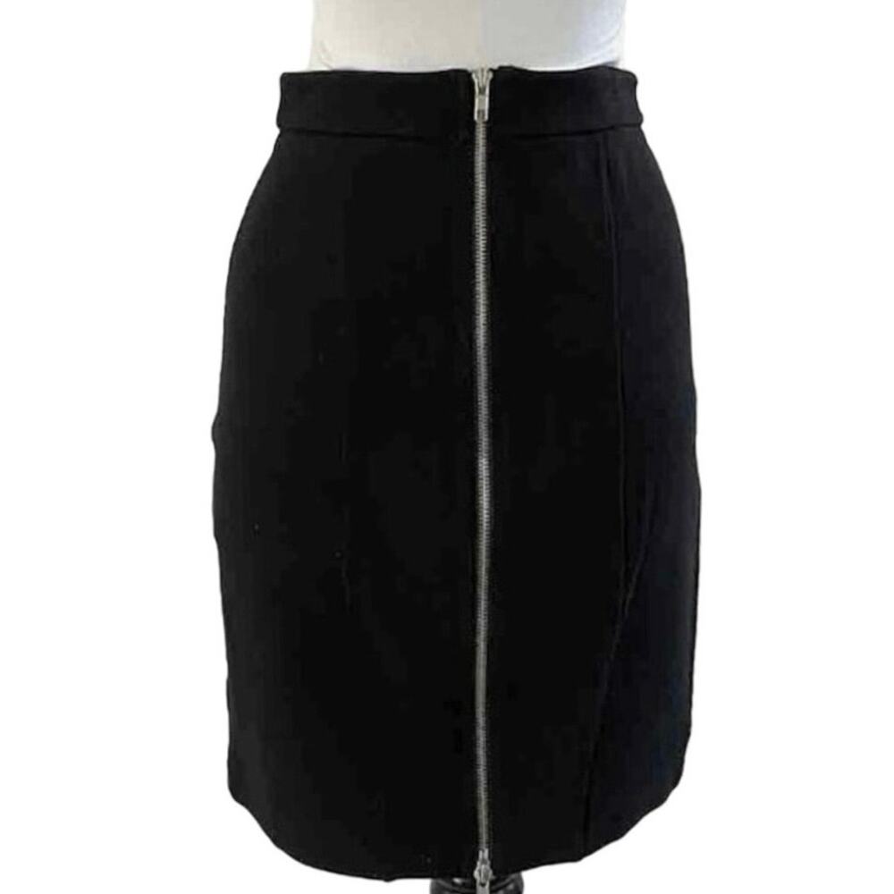 BETSEY JOHNSON Back Zipper A Line Stretchy‎ Knee Length Pencil Skirt Size Small